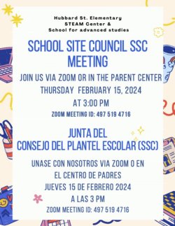 SSC Meeting Feb